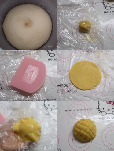 好吃的无奶油菠萝包,港式菠萝包的制作方法视频全过程