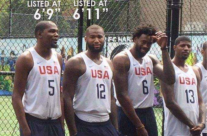 杜兰特再也藏不住了？NBA颁布新规，所有球员必须上报准确身高