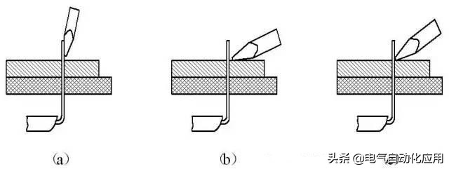 手工电烙铁焊接的五步操作方法,手工焊技巧及注意事项