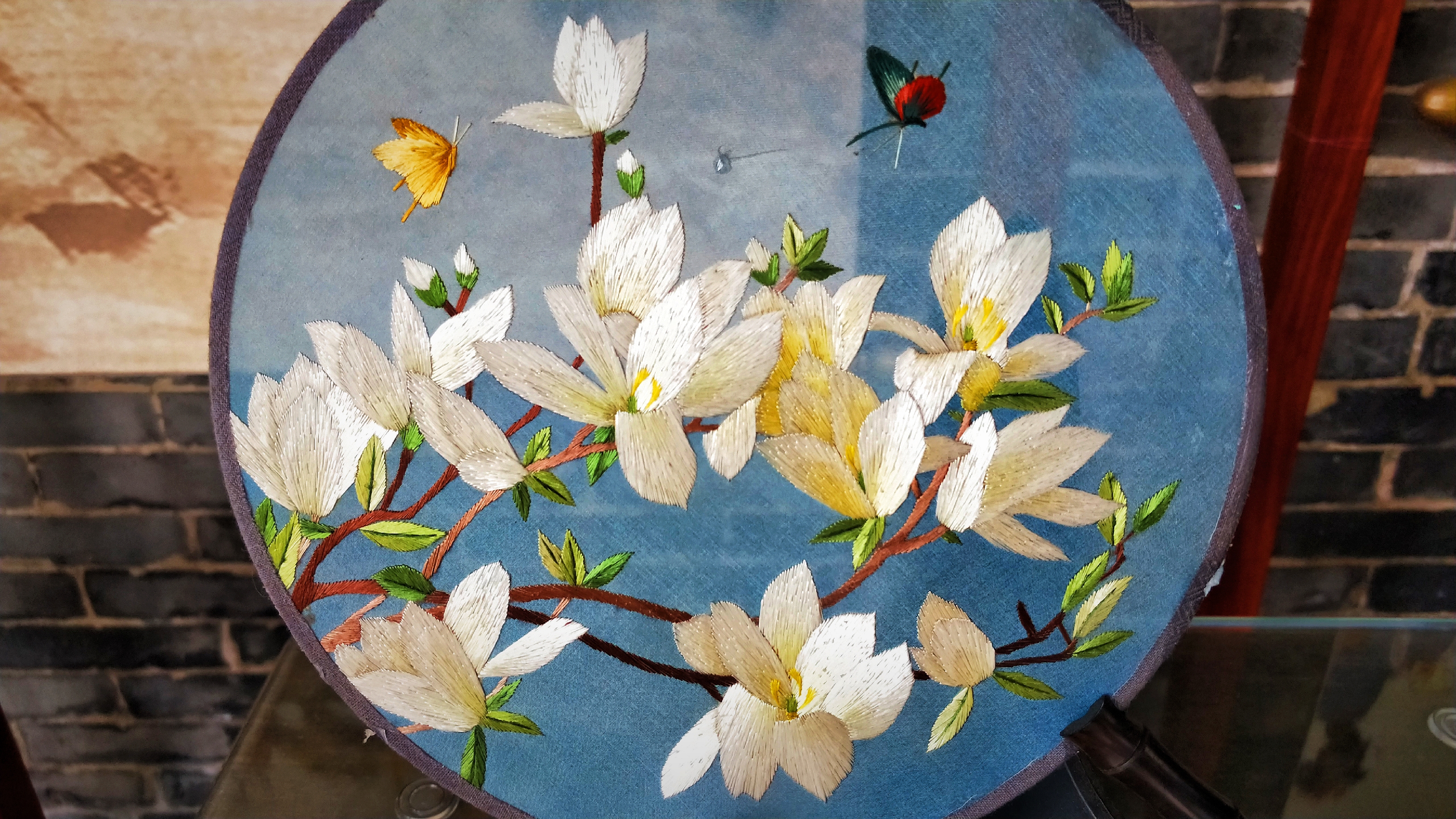 羊城八景彩色玻璃,顺德清晖园羊城八景图片