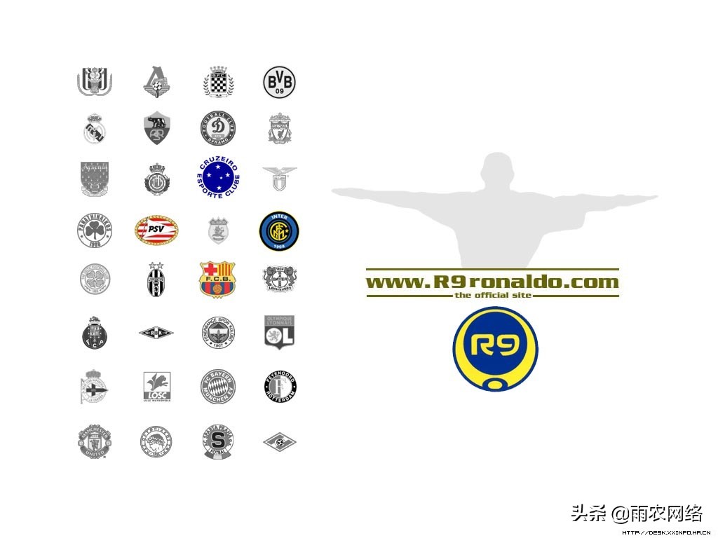 r9罗纳尔多高清壁纸,巴西足球巨星壁纸