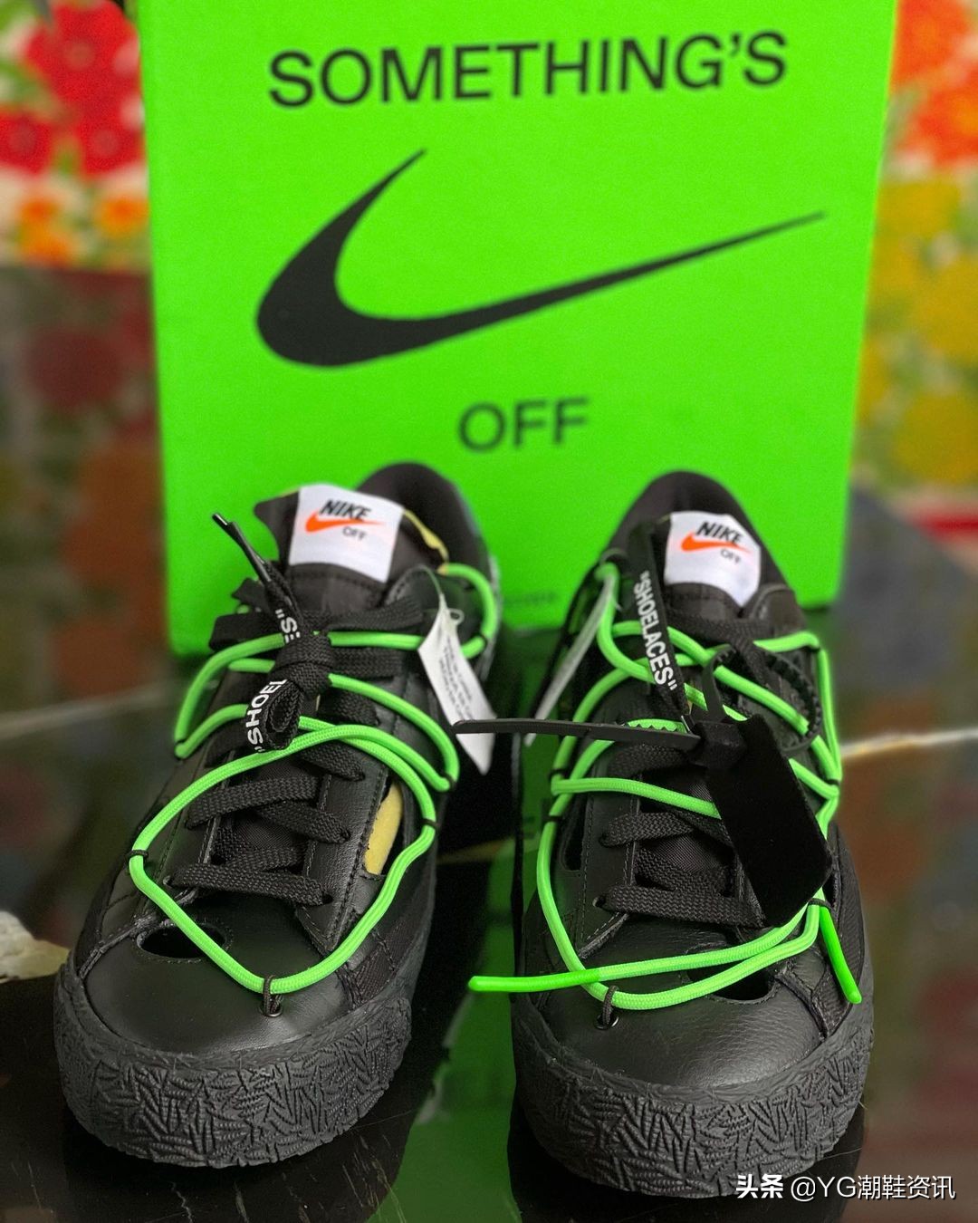 owxnikedunklow新配色实物曝光,nikeblazerlow米白粉色