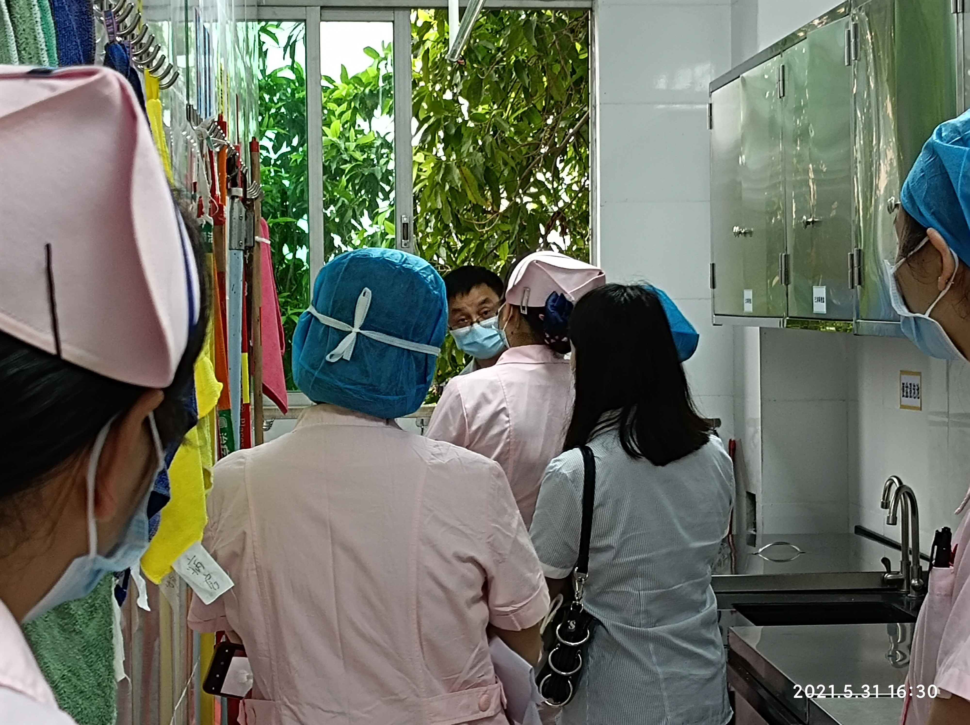 广州市花都区妇幼保健院（胡忠医院）进行6S精益管理现场指导