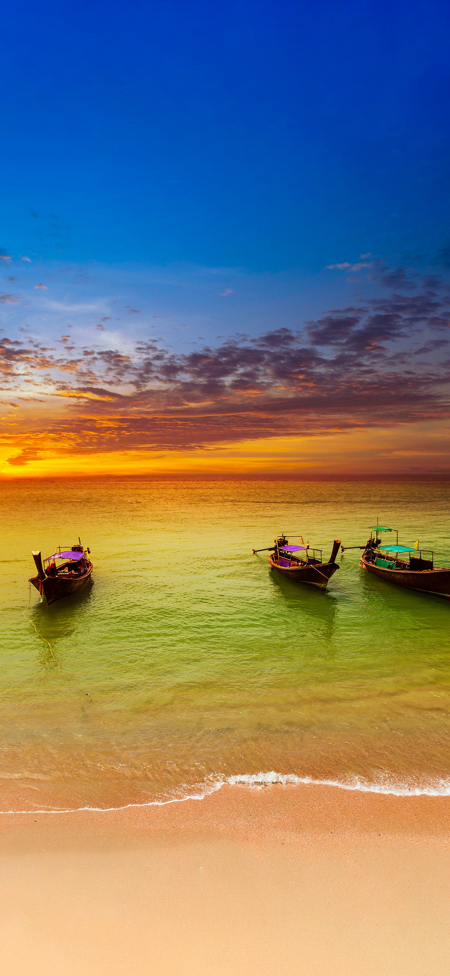 夏天风景竖屏壁纸,夏天有小路风景壁纸
