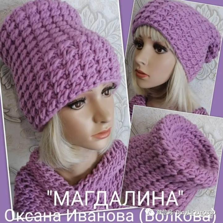 针织特色造型帽子,针织帽原创设计分享