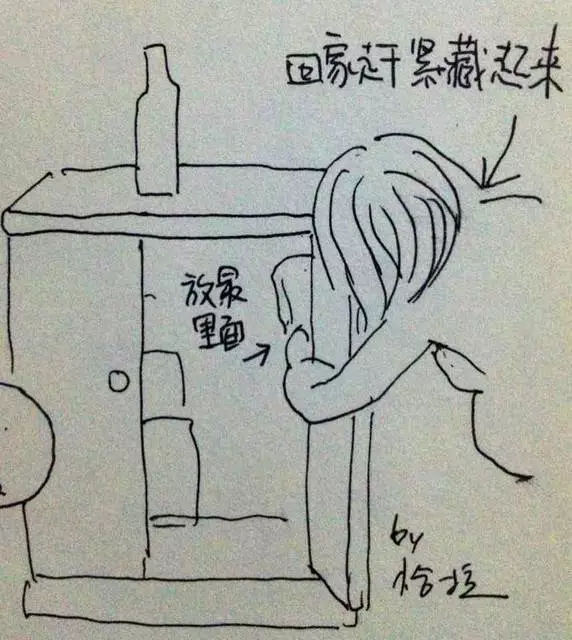 孕妈手绘图,孕妇正在孕吐怎么画简单漂亮