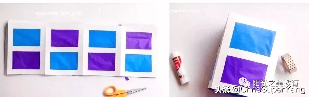 幼儿园小班元旦亲子手工立体灯笼,手工亲子灯笼