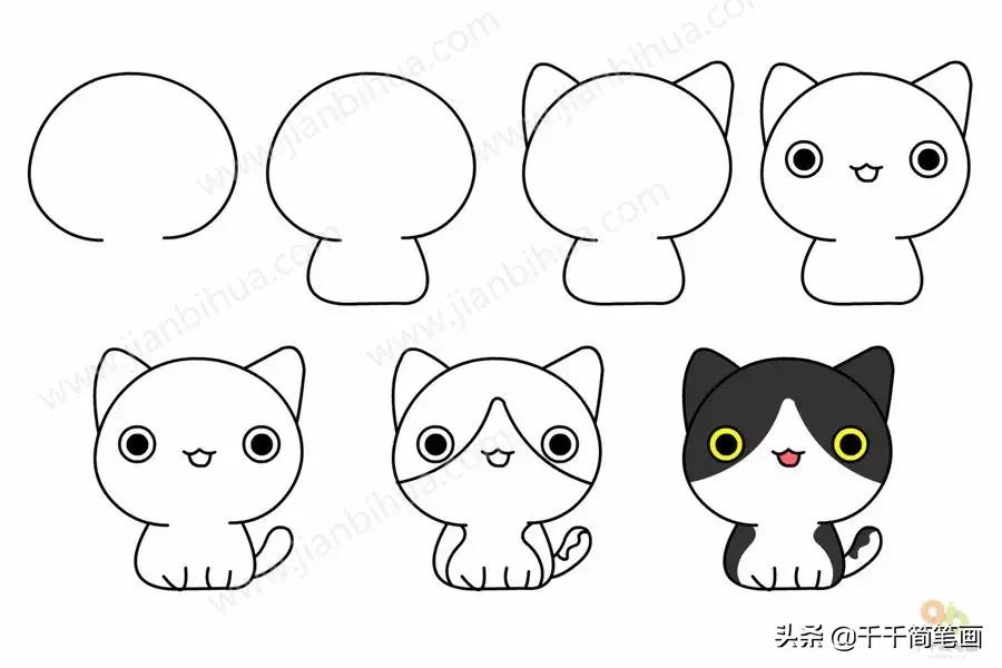 3-6岁儿童动物画入门教程,幼儿园动物画大全最简单