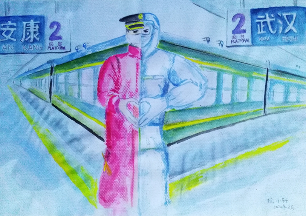 让党旗飘扬在抗疫工作的最前线,让团旗在一线飘扬