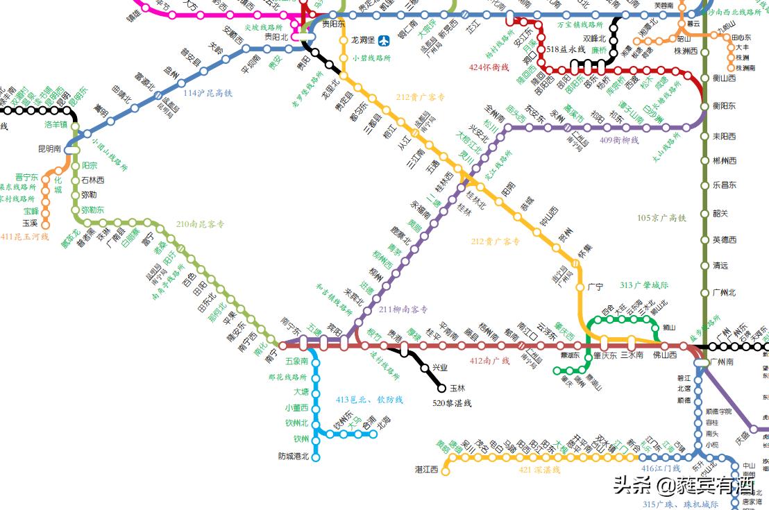 城市高铁通达度,虽是山区老城但交通很发达