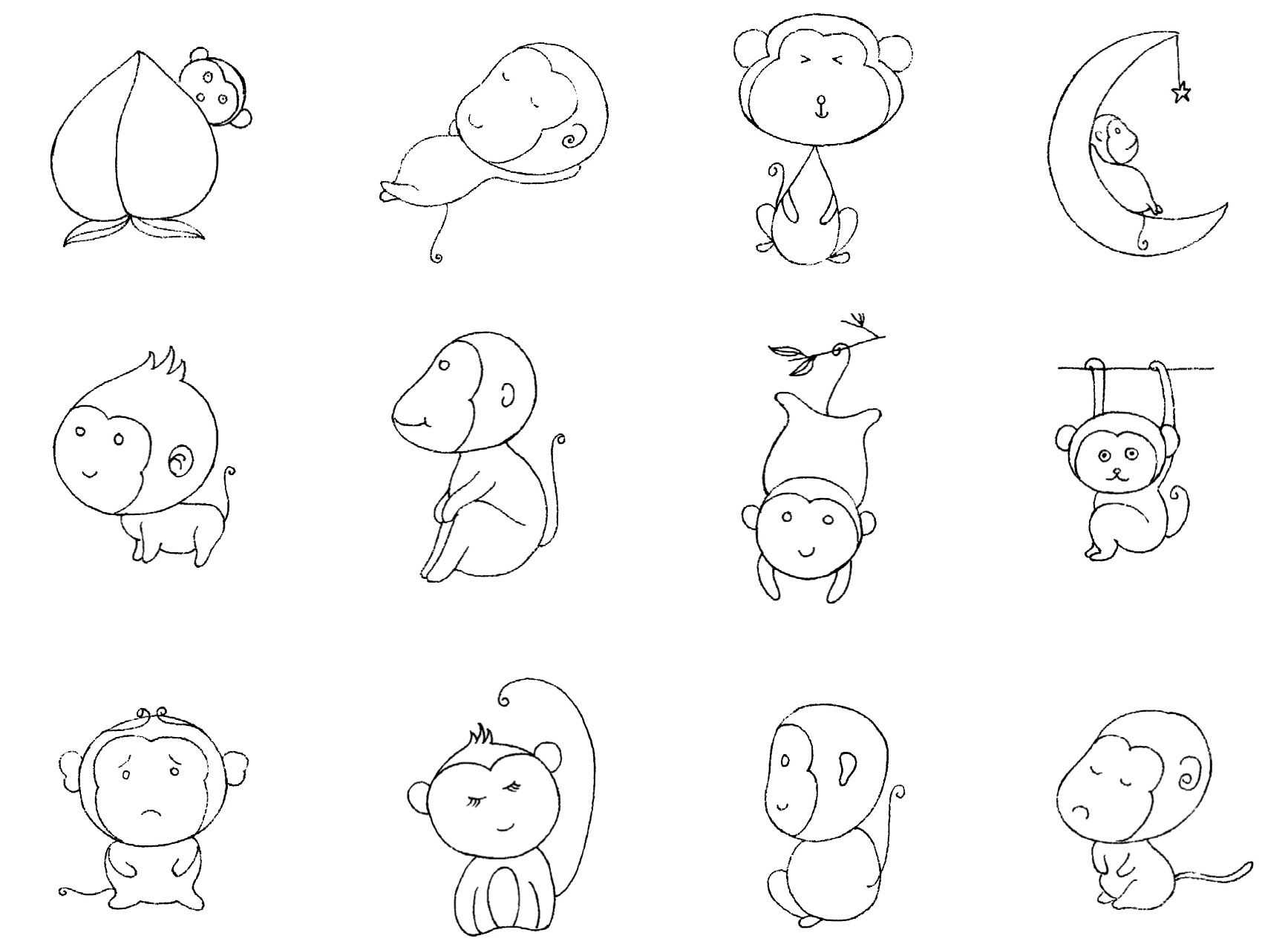 送给爸爸的节日礼物简笔画,100幅简笔画学完赶紧教孩子