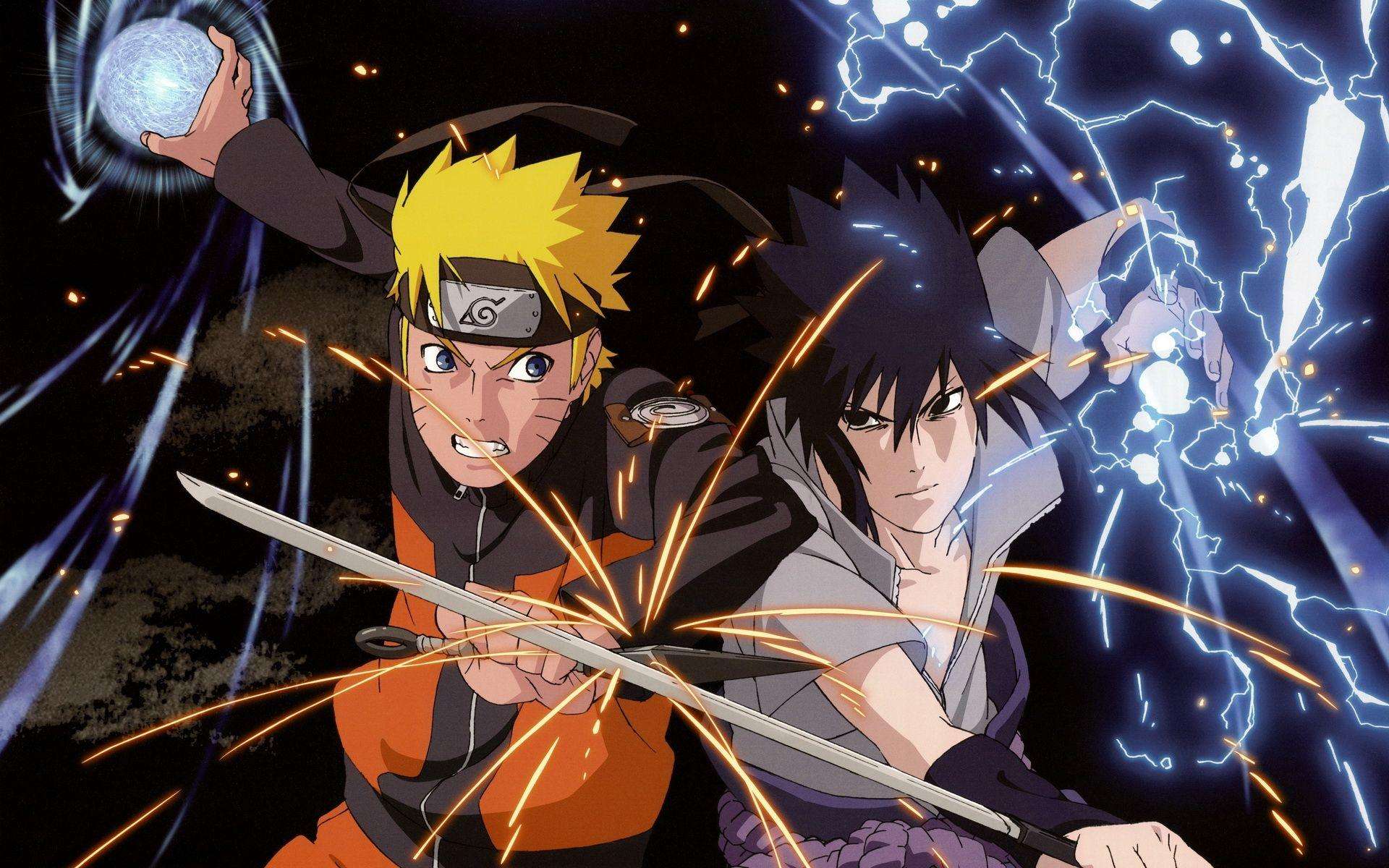 火影中螺旋丸和千鸟的第一次碰撞,螺旋丸对千鸟刀火影手游