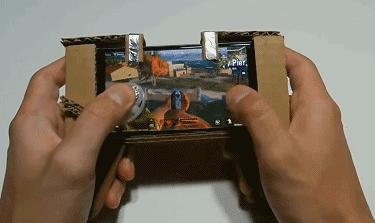 真人吃鸡用纸做枪,用纸箱做吃鸡狙击枪教学