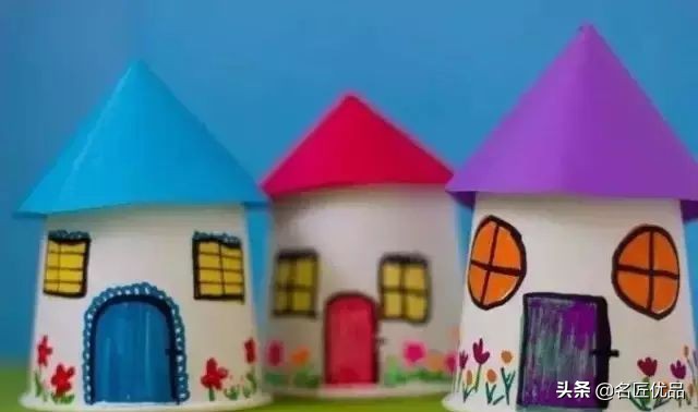 用两个纸杯手工制作纸杯娃娃,用纸杯做的纸杯手工