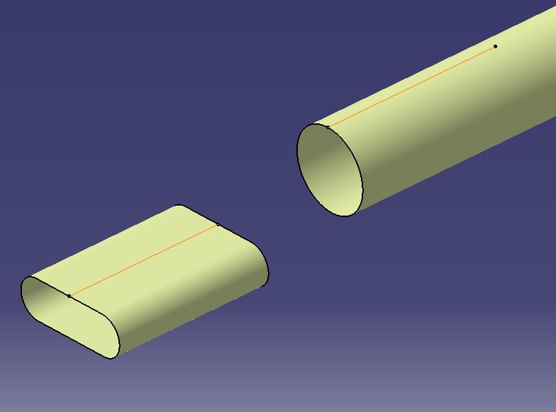圆管打扁画法图解,圆管打扁技巧