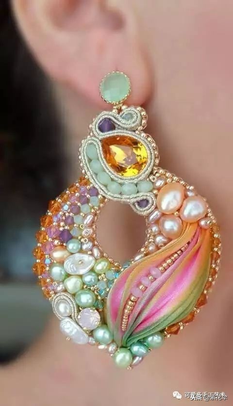 绸带编织花样大全,散珠子手工串珠教程