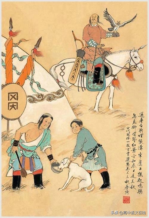 100首诗词图片,100首诗词100张风俗图太美了