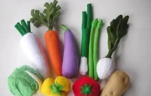 不织布幼儿手工蔬菜,不织布幼儿手工图片