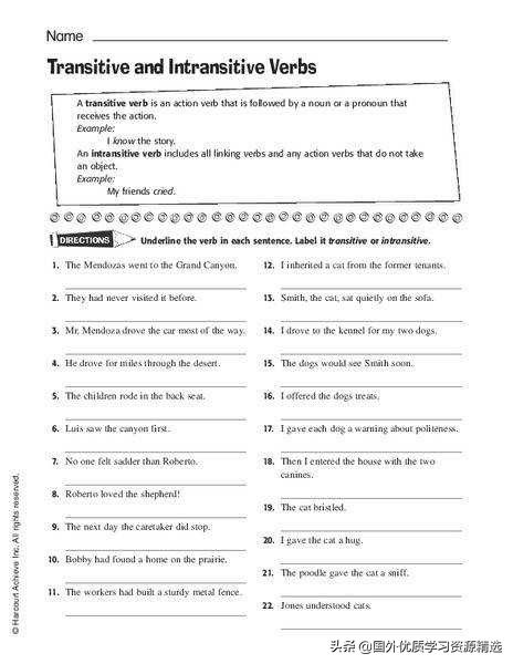 及物动词和不及物动词的区别是,及物动词和不及物动词的区别