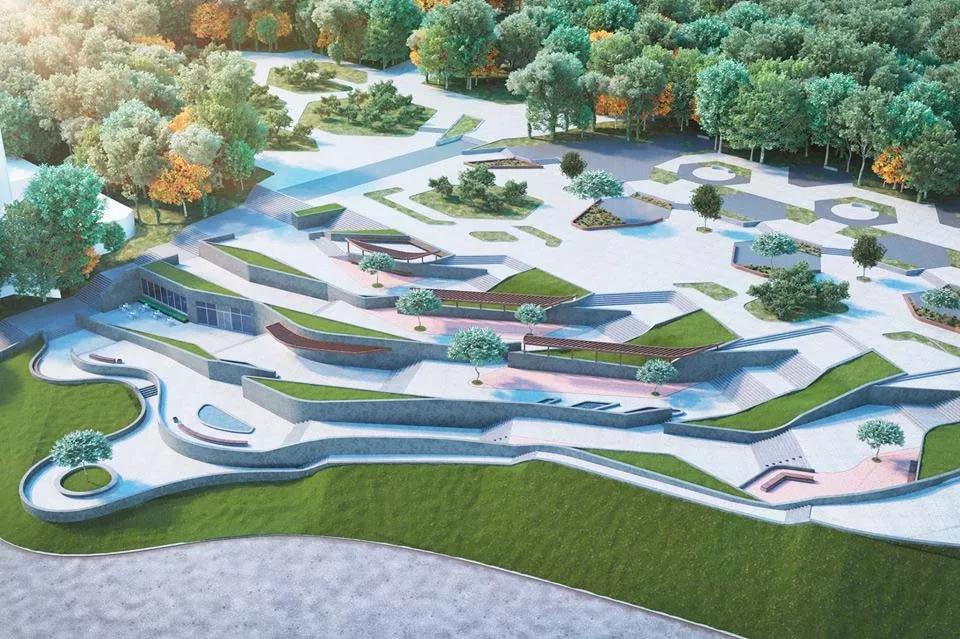 一波优雅的高差处理，漂亮