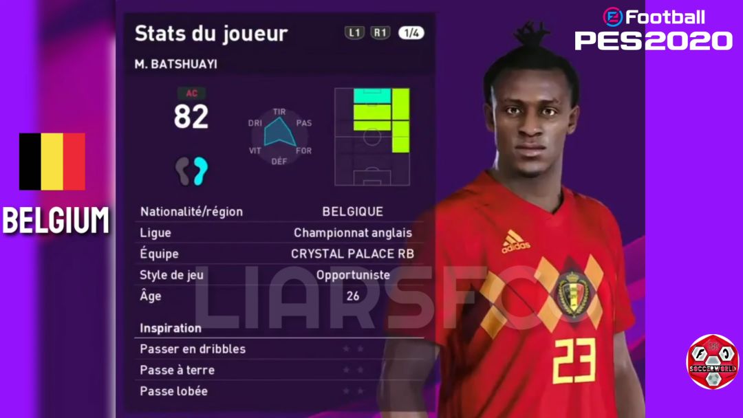 数据｜维特塞尔升黑，比利时国家队实况足球20赛季球员总评升降