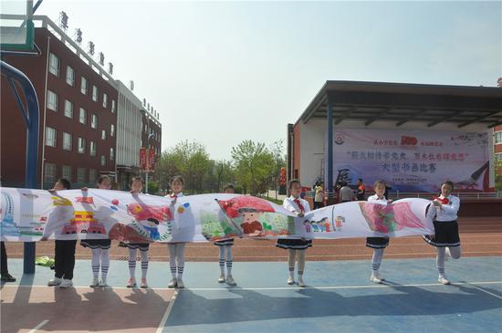 翰墨忆初心丹青献党恩绘画作品,百幅书画绘党情