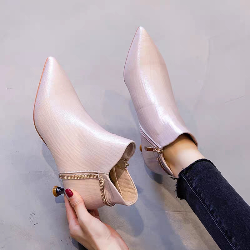 秋季新潮高跟鞋,秋季新款尖头高跟鞋