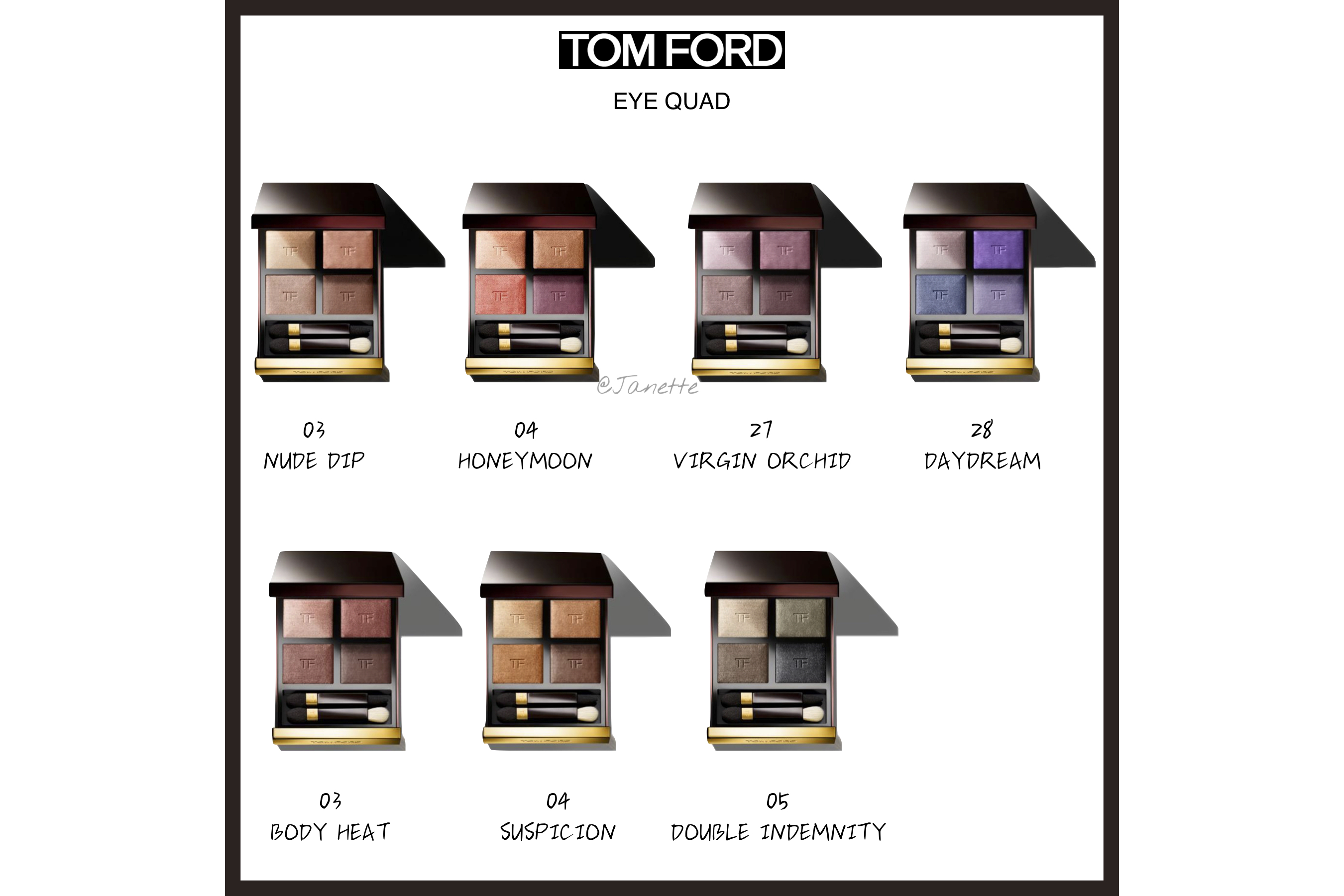 汤姆福特4色眼影盘价格,汤姆福特眼影什么档次