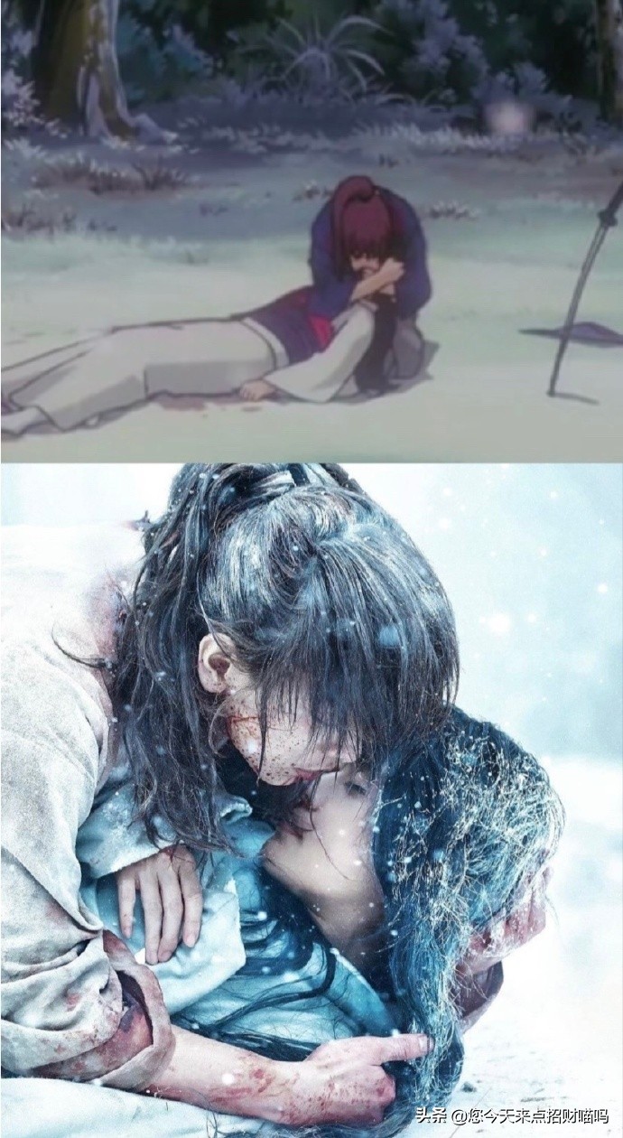 浪客剑心一刀是恨一刀是爱,浪客剑心动漫一刀砍两人