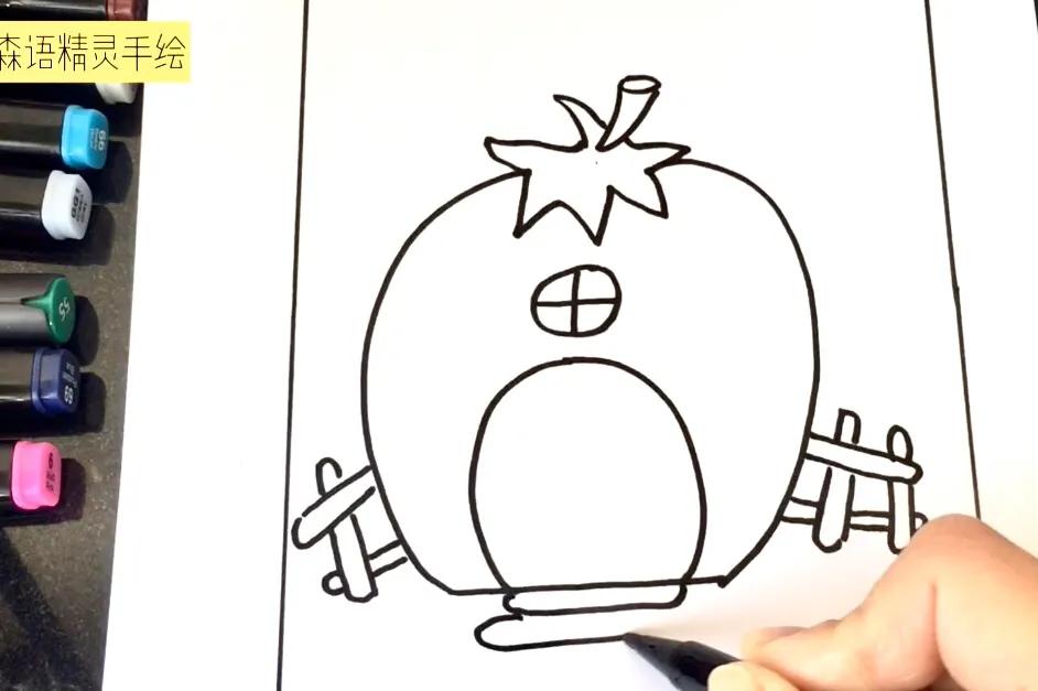 小舞和唐三用马克笔怎么画简笔画,初学画儿童简单的简笔画