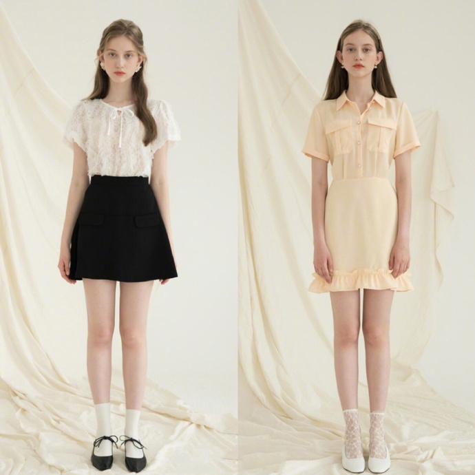 荷叶边连衣裙真是越看越好看,摆脱了“老气”,反而更高级有质感