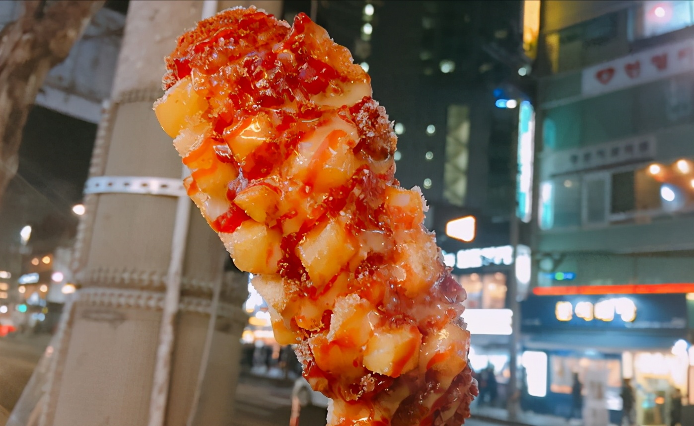 韩国市场的热门小吃韩国街头小吃,韩国人吃韩国美食