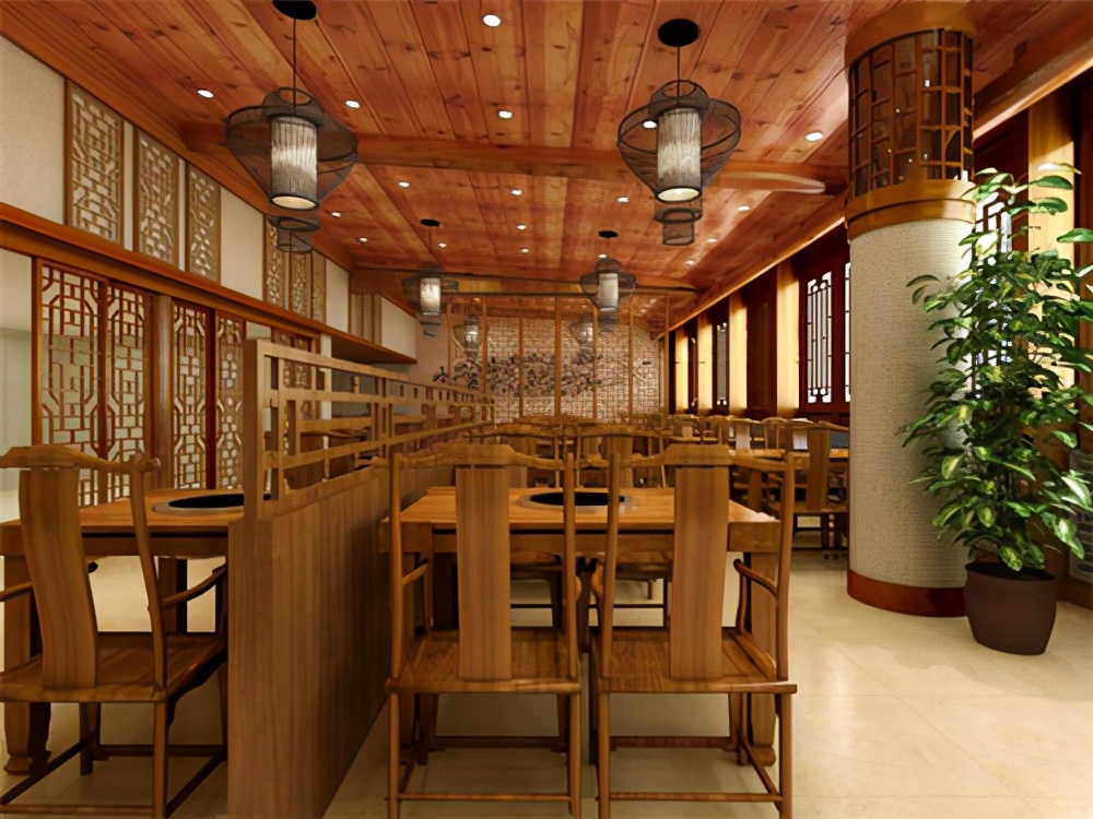 中式火锅店卡座隔断,火锅店卡座怎么布置好看