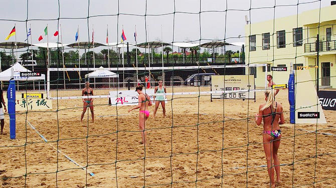 上海金山区有没有免费的沙滩,上海金山沙滩