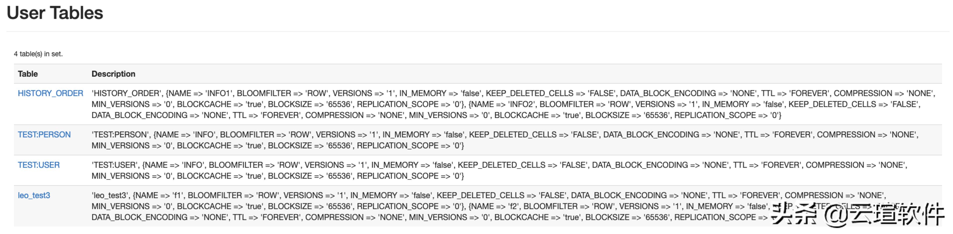 hbase表结构设计,hbase如何高效建表