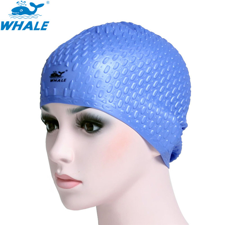 防水鲸鱼泳帽,硅胶泳帽加大男女通用