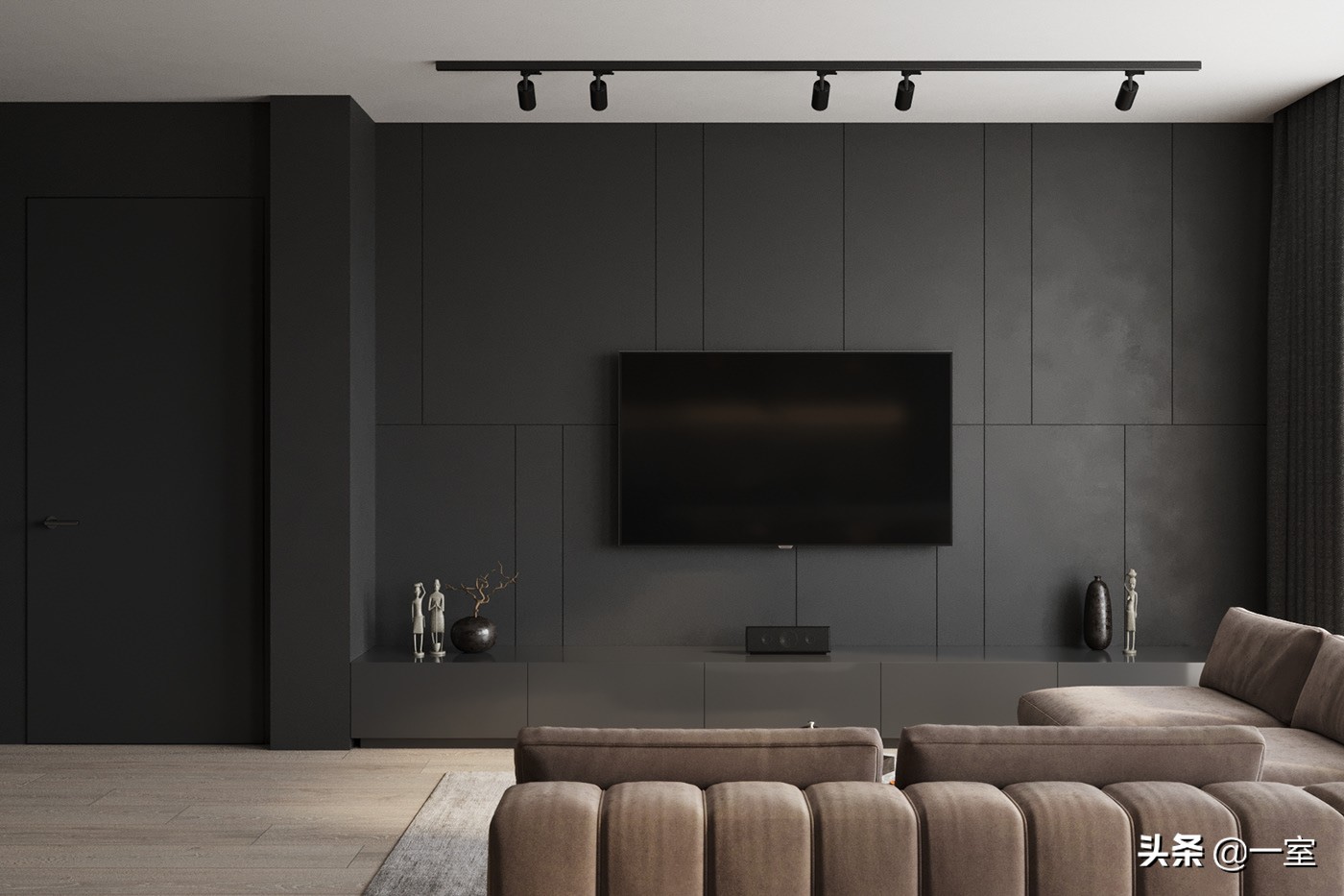 3.3米背景墙设计,客厅背景墙设计简约款