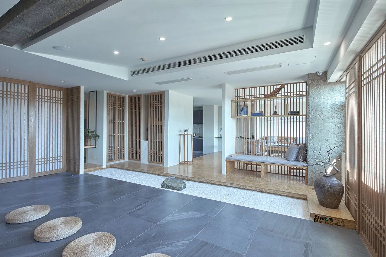 *安泰**保利商务大厦22楼智悲禅修中心300平会所装修，完工实景拍摄