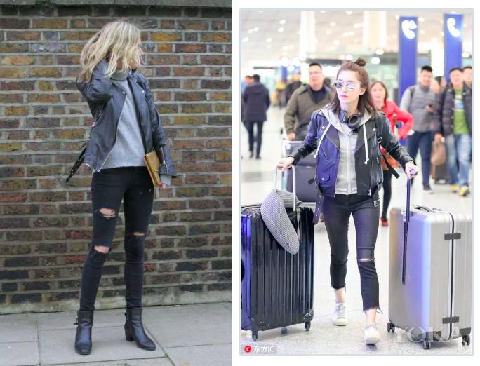 穿上小皮衣，我就是整个办公室最时髦的姑娘！