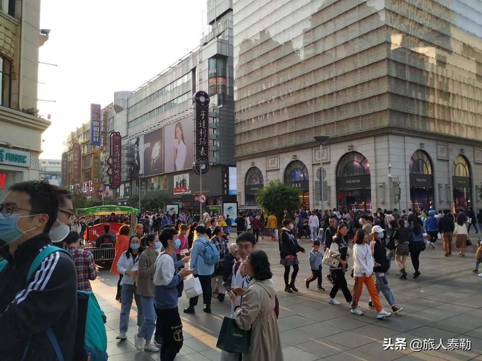 老上海时的南京路步行街,南京路步行街老上海