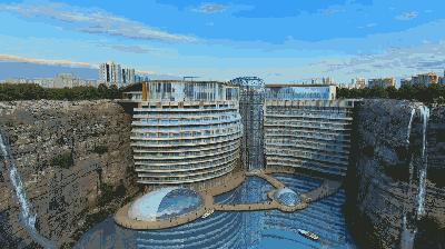 世界十大奇迹建筑上海深坑酒店,世界十大建筑奇迹之上海深坑酒店