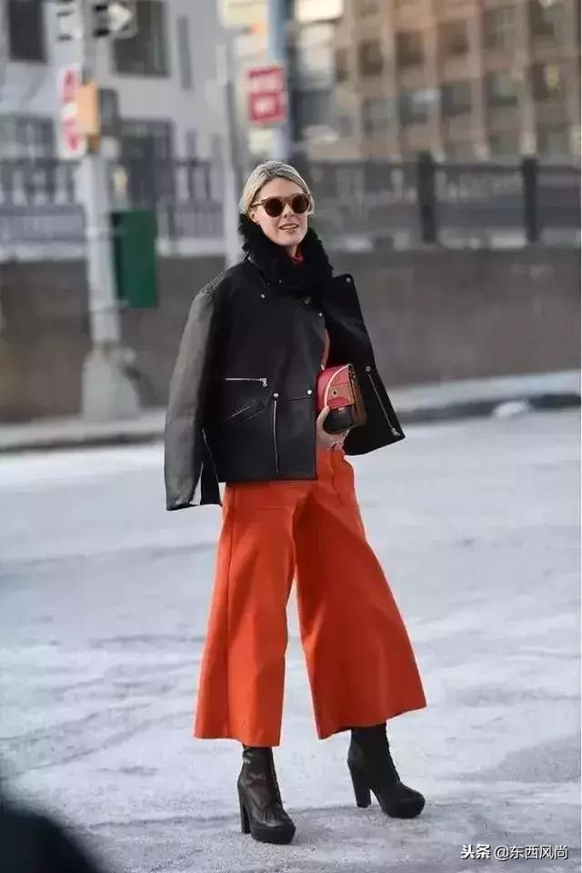 阔腿裤和鞋子的搭配,阔腿裤和鞋的穿搭