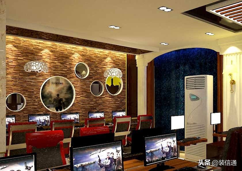 陕西网咖室内设计多少钱,秦皇岛网咖设计装修