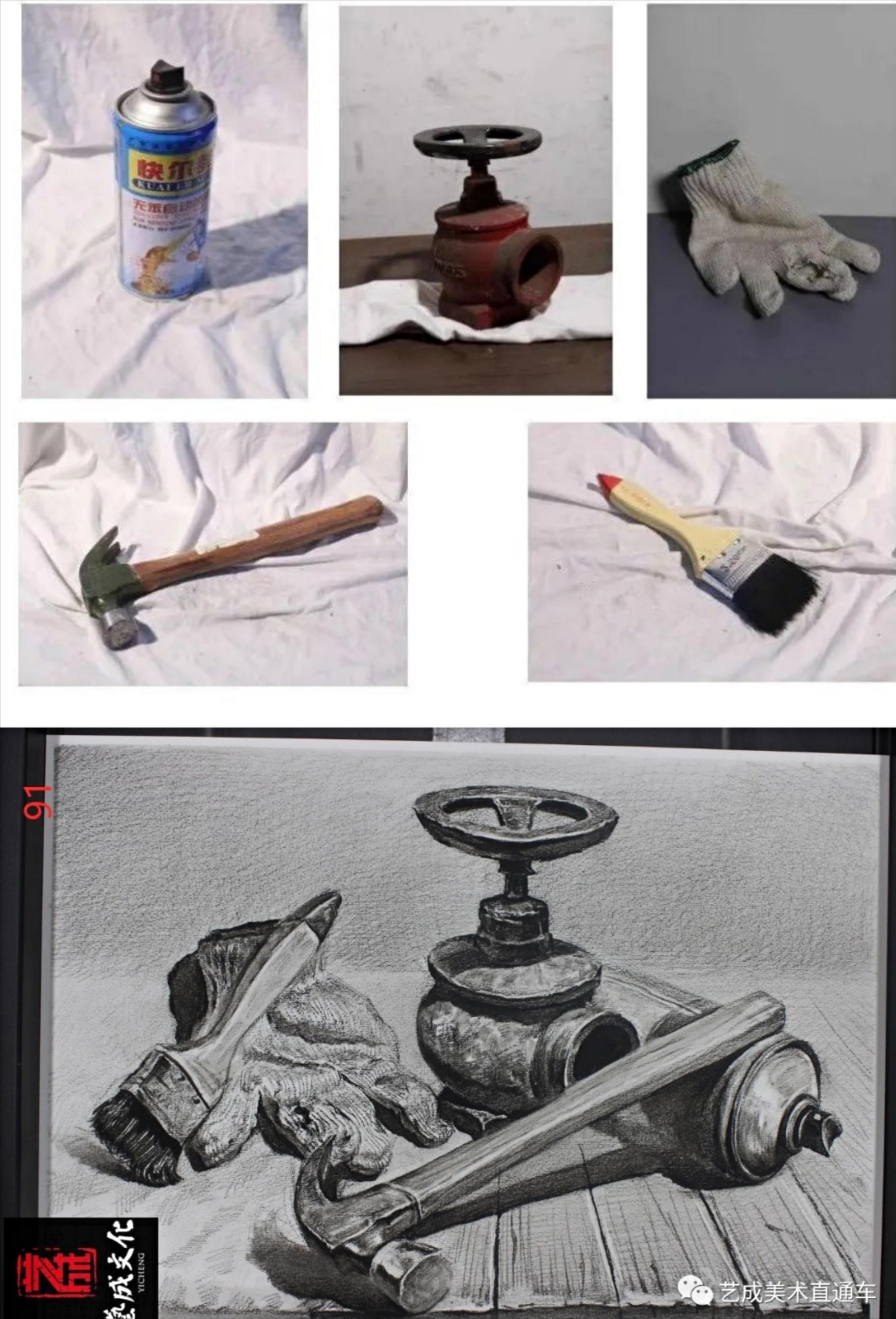 美术素描考试满级作品,素描人物高分卷四大特点