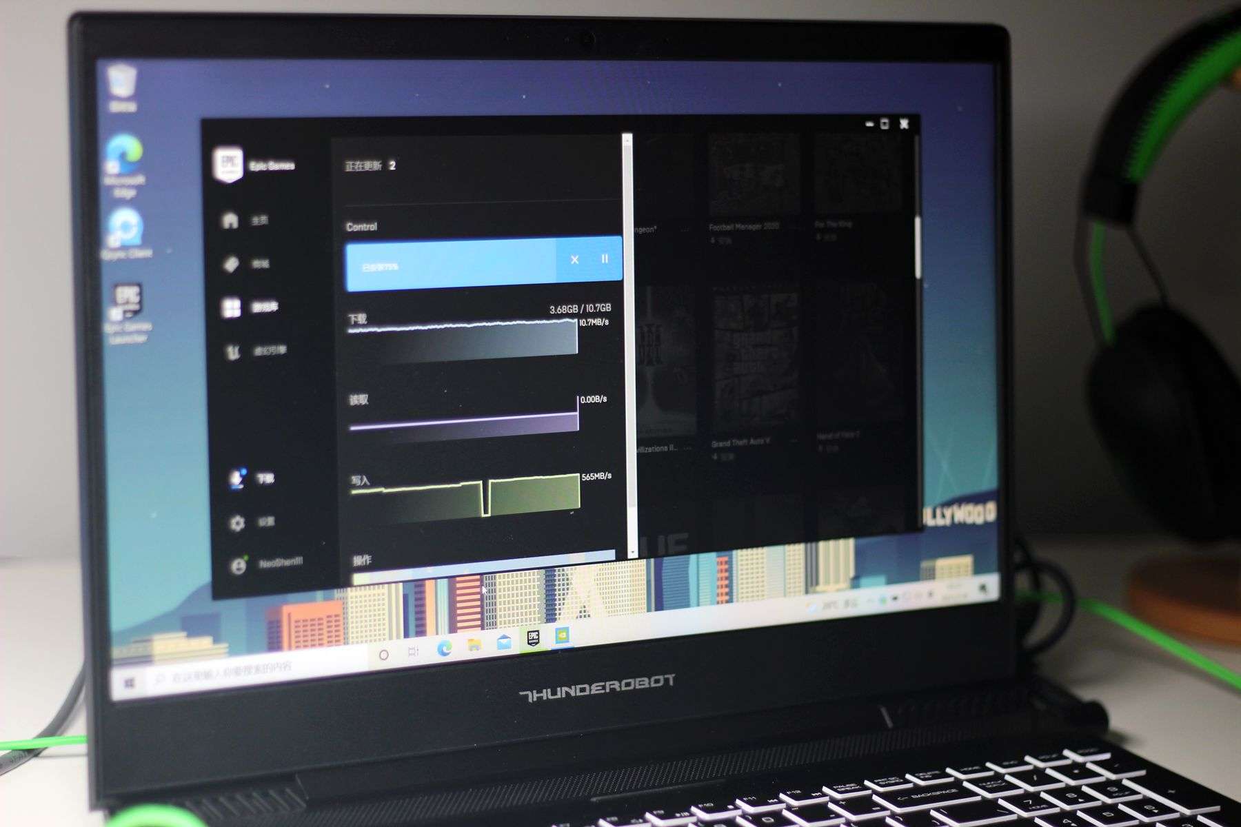 雷神911pro钛空2代游戏本,雷神911air游戏测评1050ti