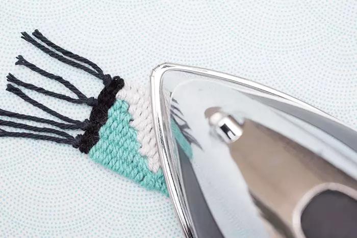 毛线装饰编织教程全过程,毛线编织小饰品简单入门教程