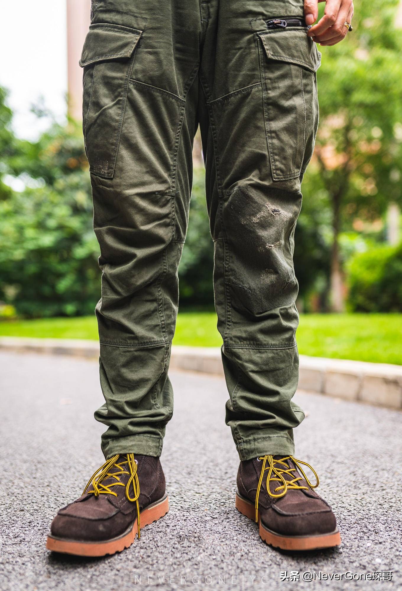 一双nike鞋子正面图,耐克复古工装鞋