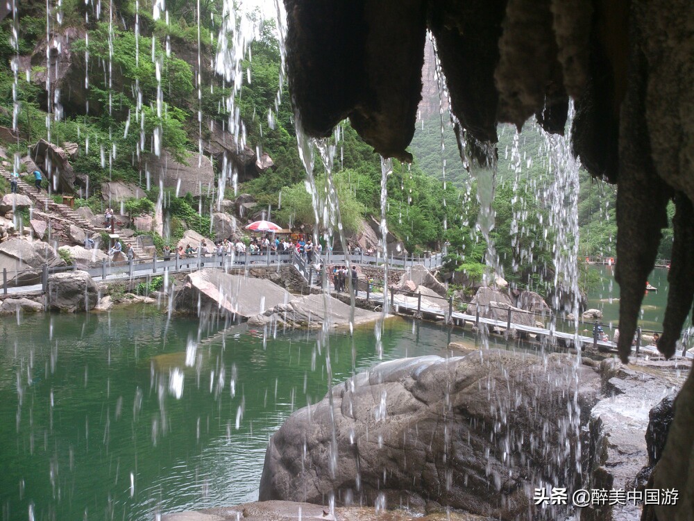 南太行八里沟景区瀑布六月份,八里沟飞瀑流泉在哪里