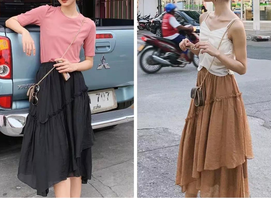 喂！你要的半身裙别落下了！