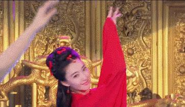 热巴古装舞蹈刘诗诗,热巴刘诗诗红毯展民族风韵